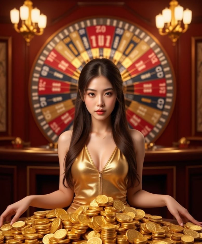 Asia Gaming live-dealer studio with multi-camera feed and professional dealers